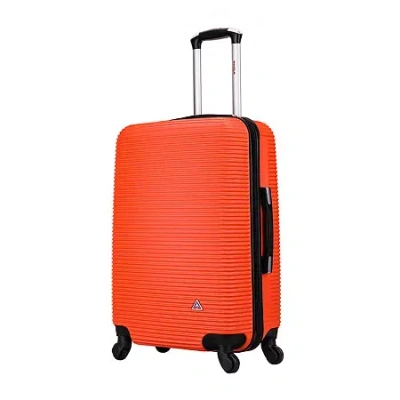 Inusa Royal Lightweight Hardside 24" Spinner Luggage In Orange