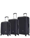 Inusa Royal Lightweight Hardside 3pc Spinner Set