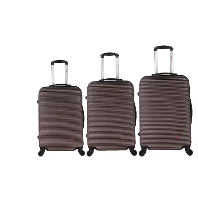 Inusa Royal Lightweight Hardside Spinner 3-pc. Luggage Set In Brown