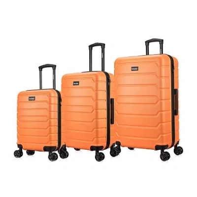 Inusa Trend 3-pc. Hardside Lightweight Luggage Set In Orange