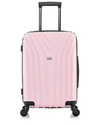 Inusa Vasty Lightweight Hardside Spinner 20in In Pink