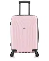 Inusa Vasty Lightweight Hardside Spinner 20in In Pink