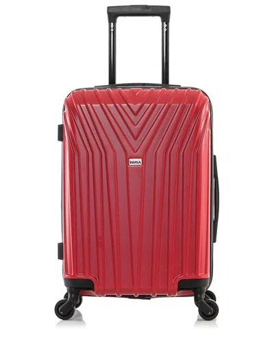 Inusa Vasty Lightweight Hardside Spinner 20in In Red