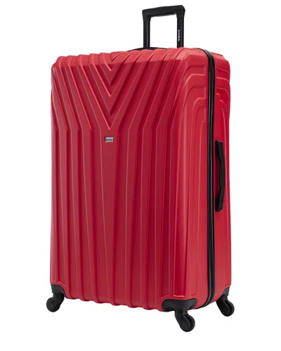 Inusa Vasty Lightweight Hardside Spinner Suitcase In Red