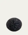 Inverni All-over Sequin Knit Beanie In Black