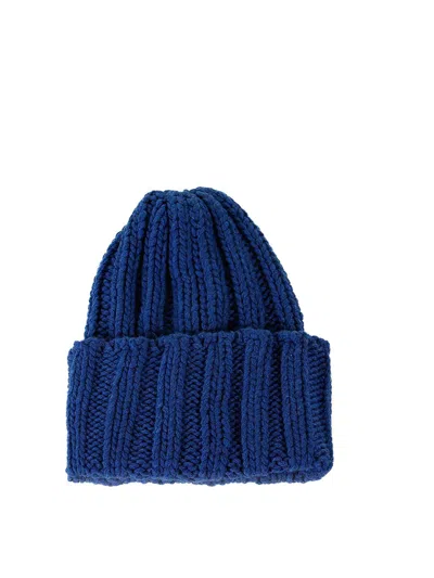 Inverni Blue Cashmere Beanie