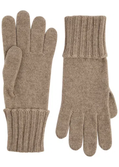 Inverni Cashmere Gloves In Taupe