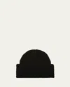 Inverni Chunky Knit Beanie In Black