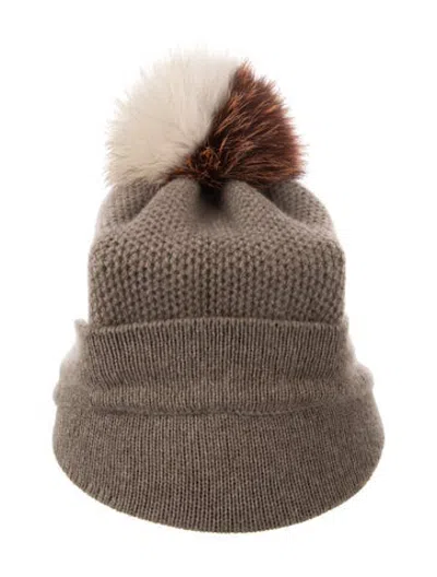 Pre-owned Inverni Hat Accessory In Brown