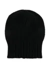 Inverni Hats Cashmere Beanie In Black