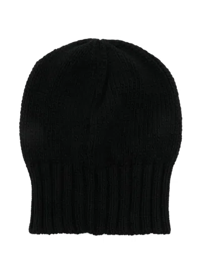 Inverni Hats Cashmere Beanie In Black