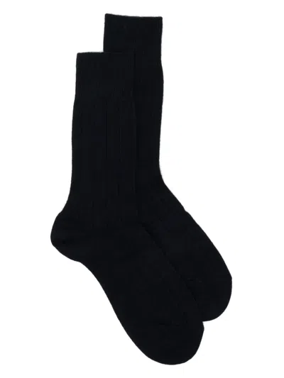 Inverni Hats Lhasa Ribbed Socks In Blue