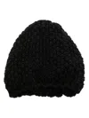 Inverni Hats Twelve Plies Rice Beanie In Black