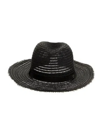 Pre-owned Inverni Hemp Sun Hat In Black