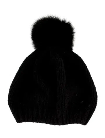 Pre-owned Inverni Knit Beanie In Black