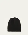 Inverni Knit Cashmere Beanie In Black
