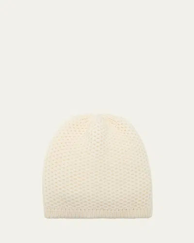 Inverni Knit Cashmere Beanie In Neutral