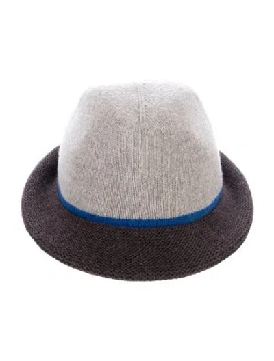 Pre-owned Inverni Merino Wool Hat In Brown