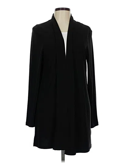 Pre-owned Investments Cardigan Sweater In Black