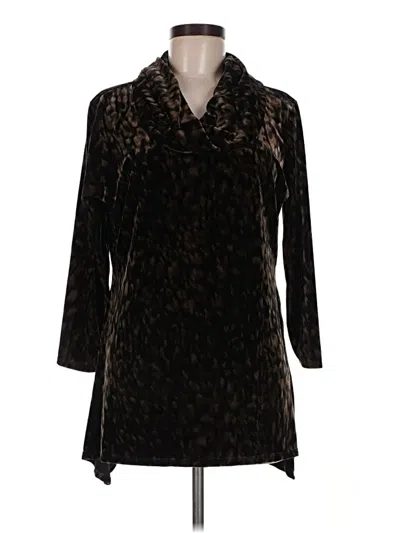 Pre-owned Investments Cardigan Sweater In Brown