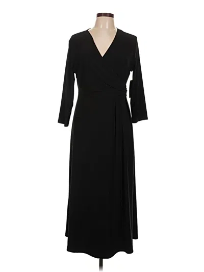 Pre-owned Investments Casual Dress In Black