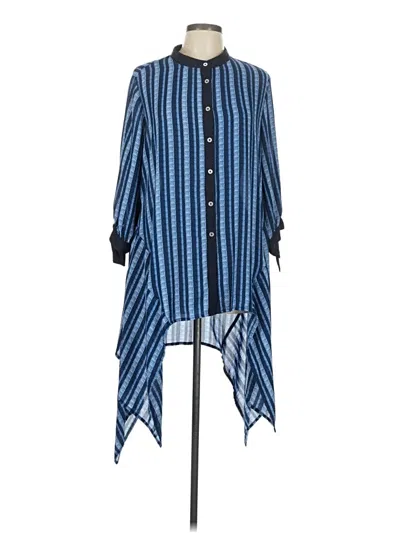 Pre-owned Investments Casual Dress In Blue