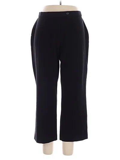 Pre-owned Investments Casual Pants In Black