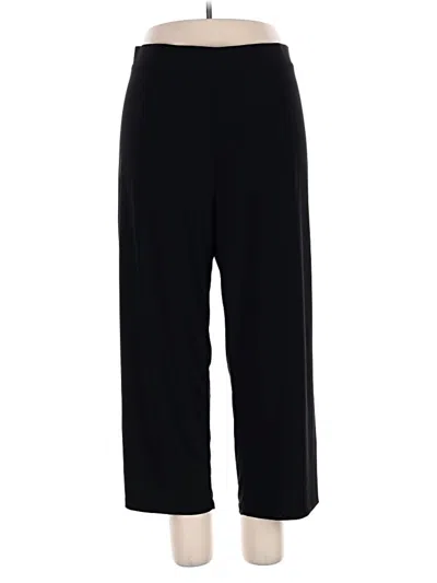 Pre-owned Investments Casual Pants In Black