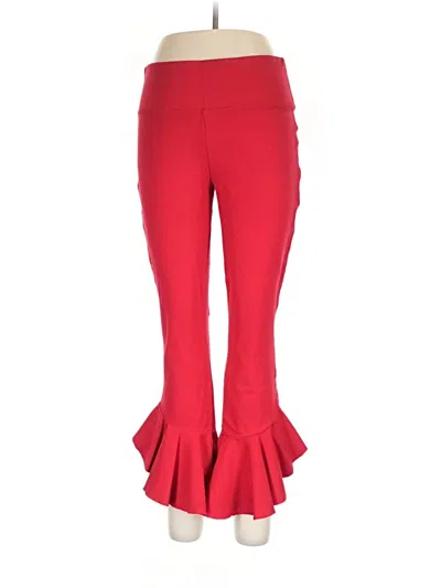Pre-owned Investments Casual Pants In Red