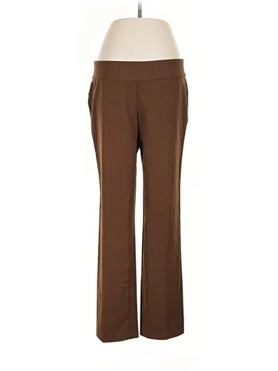 Pre-owned Investments Dress Pants In Brown