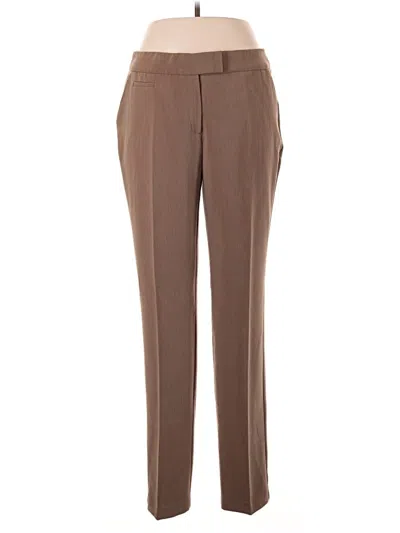 Pre-owned Investments Dress Pants In Brown