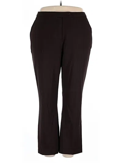 Pre-owned Investments Dress Pants In Brown