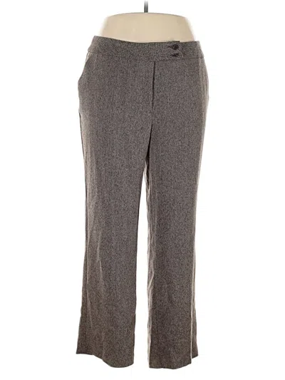Pre-owned Investments Dress Pants In Gray