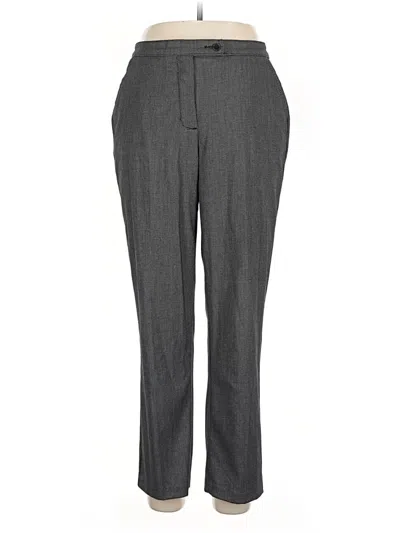 Pre-owned Investments Dress Pants In Gray