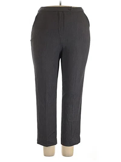 Pre-owned Investments Dress Pants In Gray