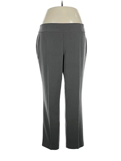 Pre-owned Investments Dress Pants In Gray
