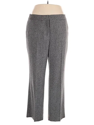 Pre-owned Investments Dress Pants In Gray