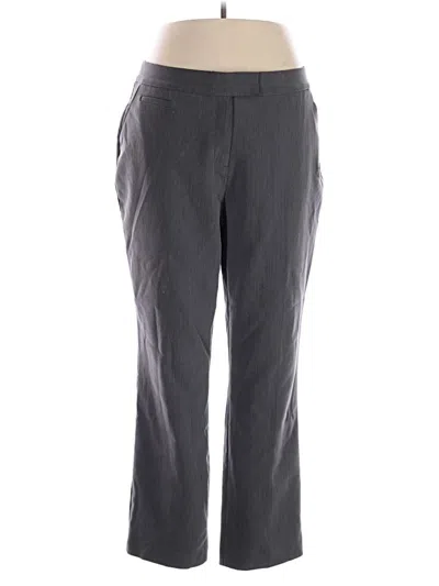 Pre-owned Investments Dress Pants In Gray