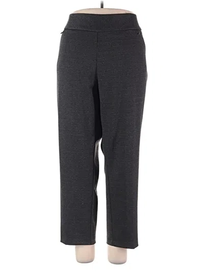 Pre-owned Investments Dress Pants In Gray