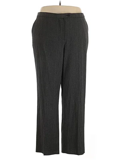 Pre-owned Investments Dress Pants In Gray