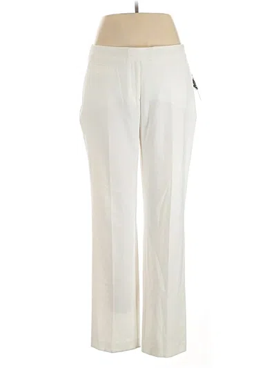 Pre-owned Investments Dress Pants In Ivory