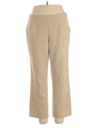 Pre-owned Investments Khaki Pant In Tan