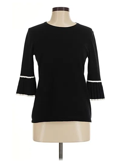Pre-owned Investments Pullover Sweater In Black