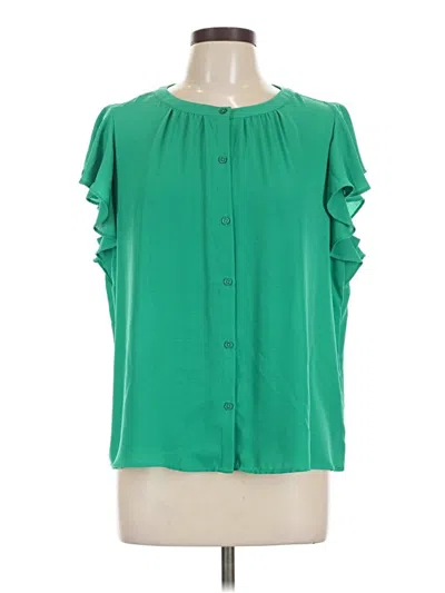 Investments Short Sleeve Blouse In Green
