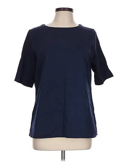Pre-owned Investments Short Sleeve T-shirt In Blue