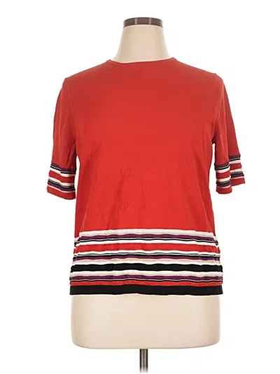 Pre-owned Investments Short Sleeve T-shirt In Red