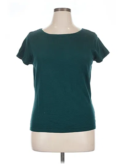 Pre-owned Investments Short Sleeve T-shirt In Teal