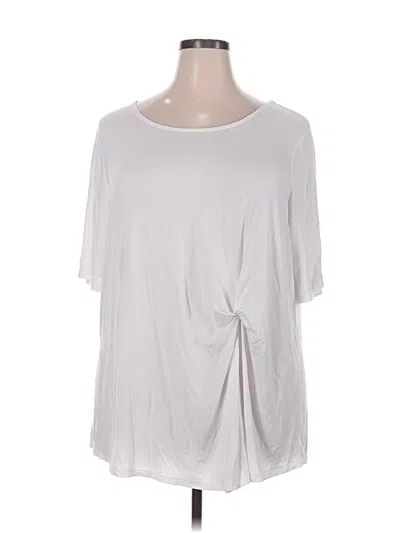 Pre-owned Investments Short Sleeve T-shirt In White