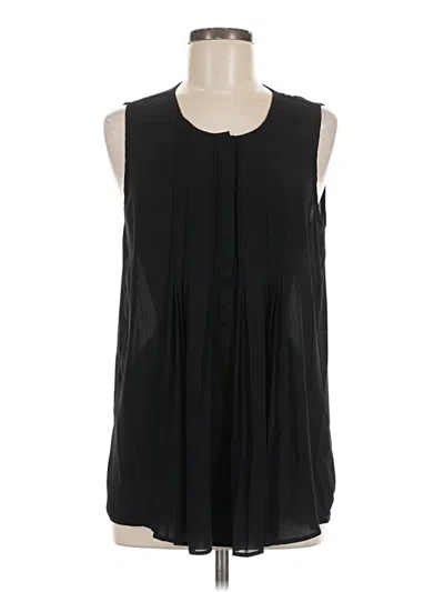 Pre-owned Investments Sleeveless Blouse In Black