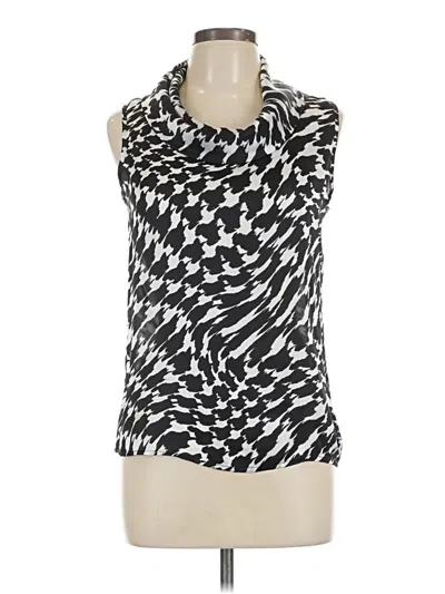 Pre-owned Investments Sleeveless Blouse In Black